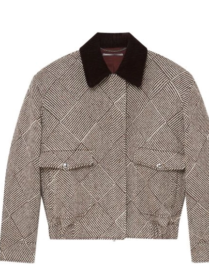 Affordable corduroy-collar Women tweed Stella jacket McCartney 0724